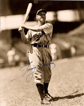 Tommy Holmes Autographed Signed 8X10 Boston Braves Photo - Autographs