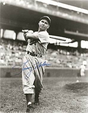 Tommy Holmes Autographed Signed Brooklyn Dodgers Photo - Autographs