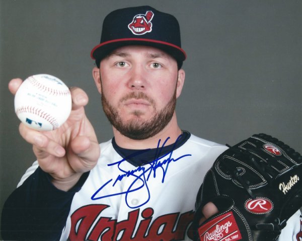 Tommy Hunter Autographed Signed 8X10 Cleveland Indians Photo - Autographs