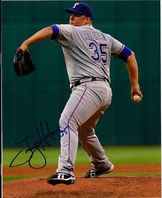 Tommy Hunter Autographed Signed Photo Texas Rangers - Autographs