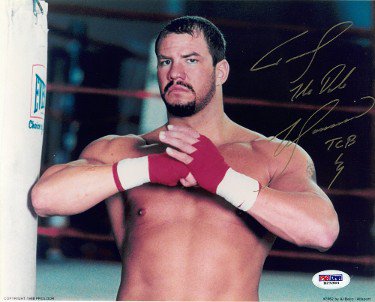 Tommy Morrison Autographed Signed Heavyweight Boxing 8x10 Photo dual The Duke & TCB inscribed- PSA/DNA Hologram (Rocky V) 
