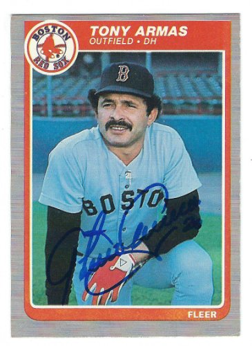 Tony Armas Autographed Signed 1985 Fleer Card - Autographs