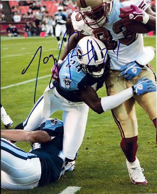 Tony Beckham Autographed Signed - Tennessee Titans Photo - Autographs