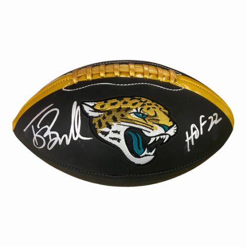 Tony Boselli Autographed Signed Jacksonville Jaguars Black Football w/ 'HOF 22' - BAS 