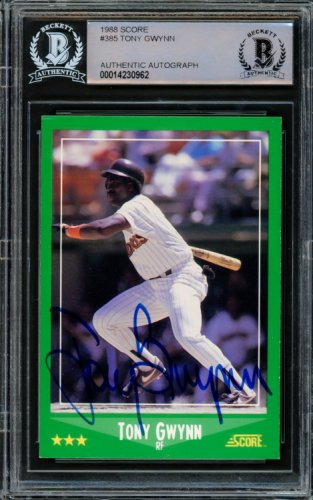 San Diego Padres Tony Gwynn Autographed Framed Grey Authentic Russell  Jersey #3000 8/6/99 PSA/DNA #AL10476