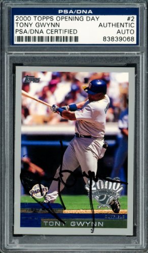 San Diego Padres Tony Gwynn Autographed Framed Blue Russell Authentic Stat  Jersey #6/19 UDA Holo #