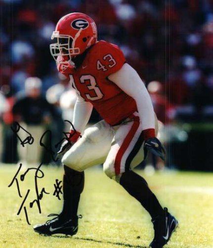 Tony Taylor Autographed Signed Georgia Bulldogs Photo - Autographs