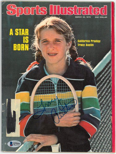 Tracy Austin Autographed Signed Tennis Sports Illustrated Full Magazine 3/22/1976- Beckett/BAS #Q75453 