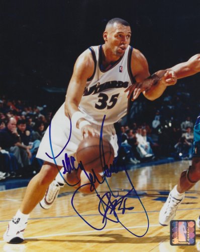 Tracy Murray Autographed Signed 8X10 Washington Wizards Photo - Autographs