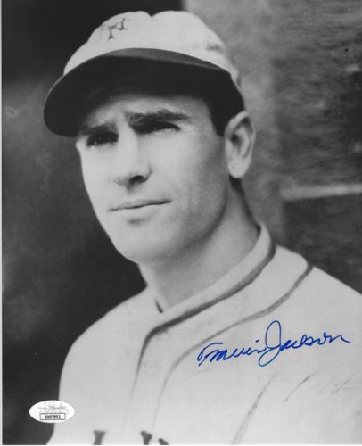 Travis Jackson Autographed Signed 8X10 New York Giants Photo JSA - Autographs