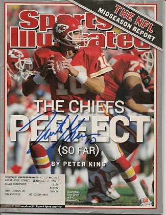 Trent Green Autographed Signed Sports Illustrated - Autographs 