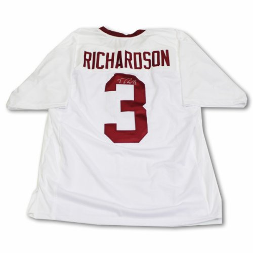 Trent Richardson Autographed Signed #3 White Custom Alabama Crimson Tide Jersey - Certified 