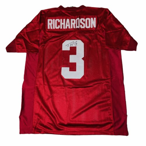 Trent Richardson Autographed Signed Alabama Crimson Tide Red Nike Rep Jersey - Certified 