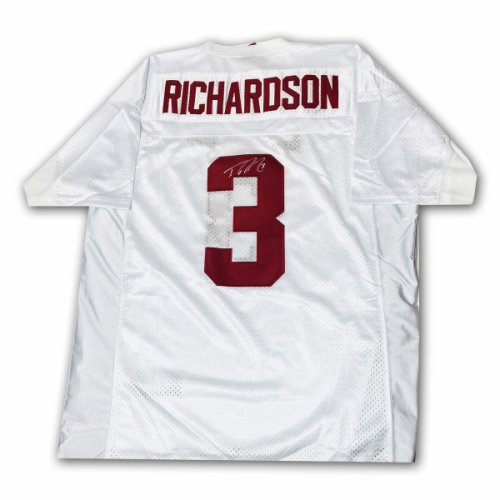 Trent Richardson Autographed Signed Alabama Crimson Tide White Nike Rep Jersey-Certified 