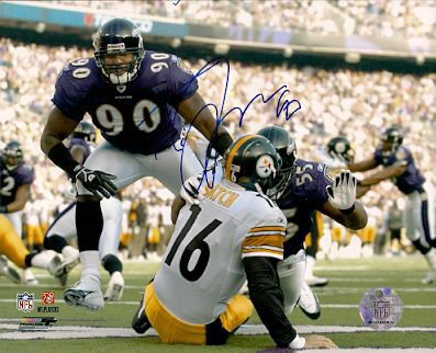 Trevor Pryce Autographed Signed Baltimore Ravens Photo - Autographs 