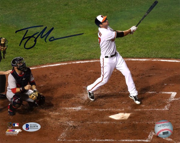 Trey Mancini Autographed Signed 8X10 Photo Baltimore Orioles Beckett Beckett 