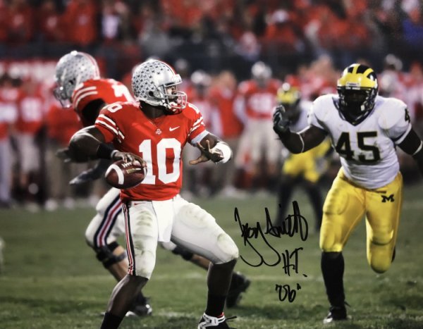 Troy Smith Ohio State Buckeyes 11-1 11x14 Autographed Signed Photo - Certified Authentic 