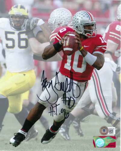 Troy Smith Ohio State Buckeyes 8-1 8x10 Autographed Signed Photo - Beckett Authentic 
