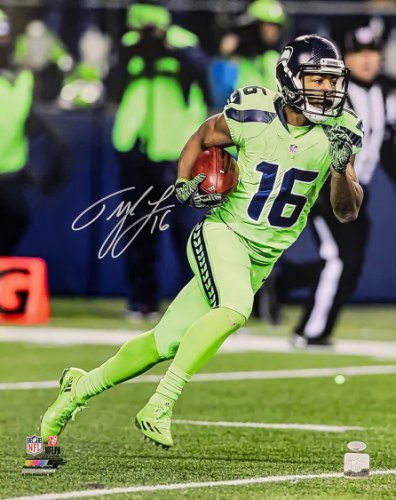 Tyler lockett signed football sales