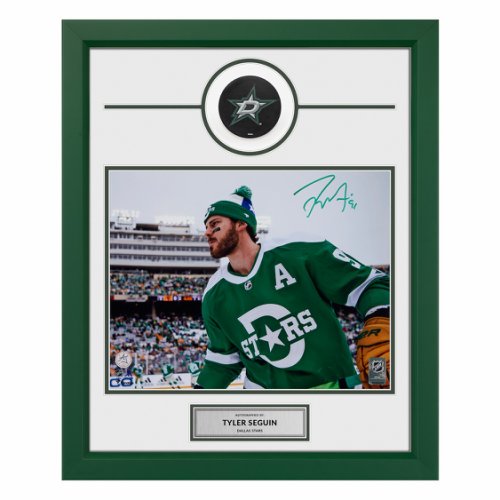Tyler Seguin Dallas Stars Autographed Signed 2020 Winter Classic 20x24 Frame