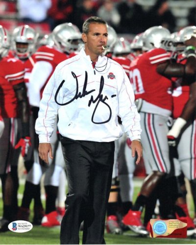 Urban Meyer Autographed Signed Ohio State Buckeyes 8X10 Photo Beckett Witnessed #6 