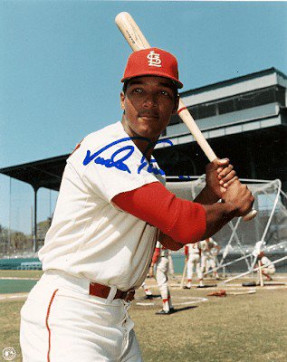 Vada Pinson Autographed Signed St. Louis Cardinals Photo - Autographs