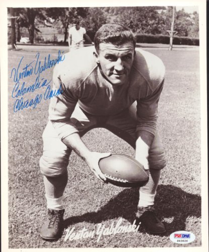 Venton Yablonski Autographed Signed 8X10 Photo Chicago Cardinals PSA/DNA 