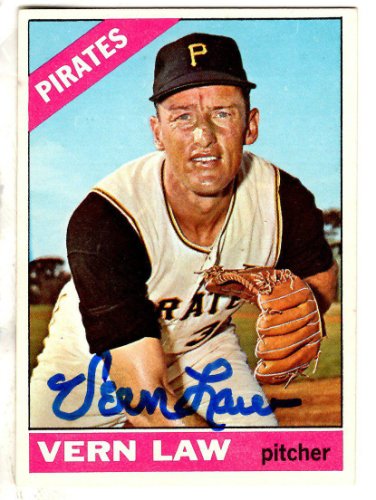 Vern Law Autographed Signed 1966 Topps Card - Autographs