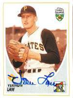 Vern Law Autographed Signed 2002 Topps Super Teams Card - Autographs
