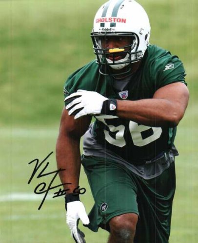 Vernon Gholston Autographed Signed 8X10 New York Jets Photo - Autographs