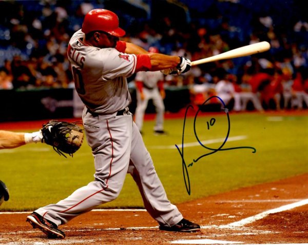 Vernon Wells Autographed Signed 8X10 Angels Photo - Autographs