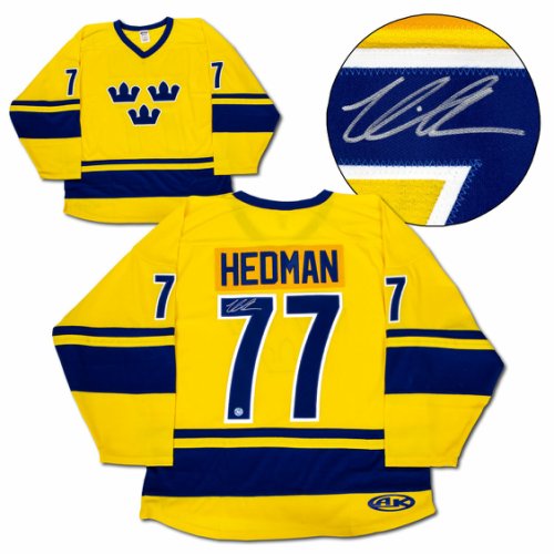 Victor Hedman Team Sweden Autographed Signed Hockey Jersey