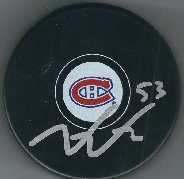 Victor Mete Autographed Signed Montreal Canadiens Hockey Puck - Autographs