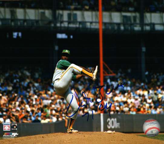 Vida Blue Autographed Signed 8X10 Oakland A's Photo - Autographs
