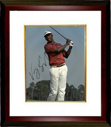 Vijay Singh Autographed Signed PGA 11x14 Photo Custom Framing - JSA Hologram 