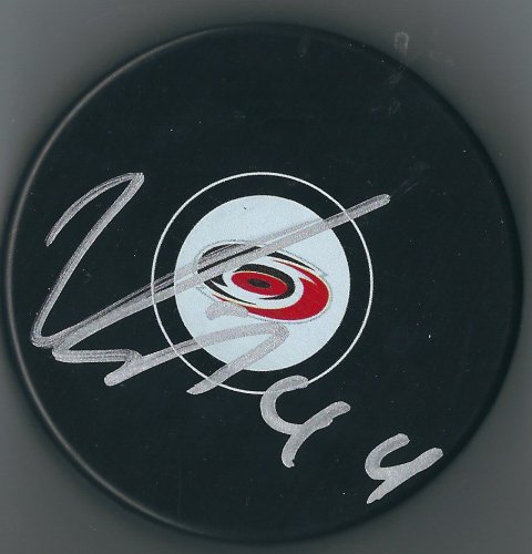 Viktor Rask Autographed Signed Carolina Hurricanes Hockey Puck - Autographs