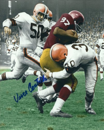 Vince Costello Autographed Signed 8X10 Cleveland Browns Photo - Autographs 