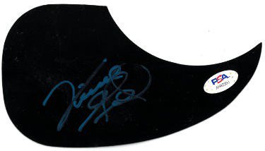 Vince Gill Autographed Signed Black Acoustic Guitar Pick Guard imperfect- PSA #AH42350 (Country Music Legend) 
