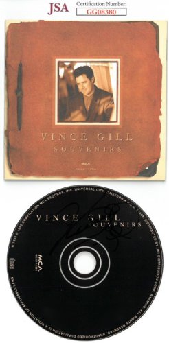 Vince Gill Autographed Signed Souvenirs Album CD with Cover- JSA #GG08380
