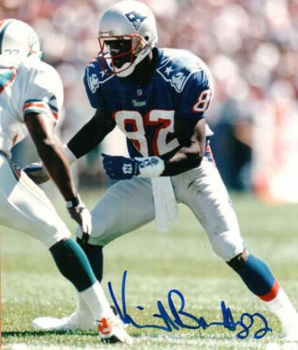 Vincent Brisby Autographed Signed New England Patriots Photo - Autographs
