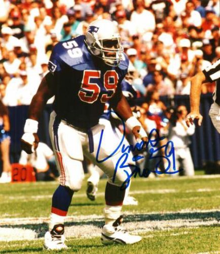 Vincent Brown Autographed Signed New England Patriots Photo - Autographs