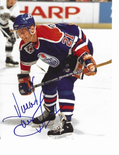 Vincent Damphousse Autographed Signed 8X10 Edmonton Oilers Photo - Autographs