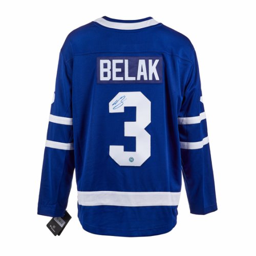 Wade Belak Autographed Signed Toronto Maple Leafs Fanatics Breakaway Jersey