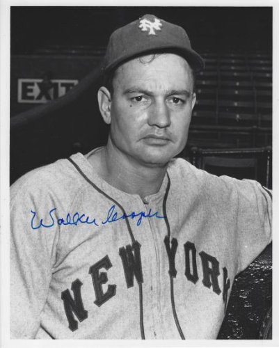 Walker Cooper Autographed Signed 8X10 New York Giants Photo - Autographs