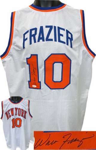 Walt frazier signed jersey sales
