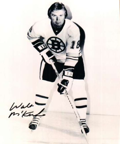 Walt Mckechnie Autographed Signed Boston Bruins Photo - Autographs 