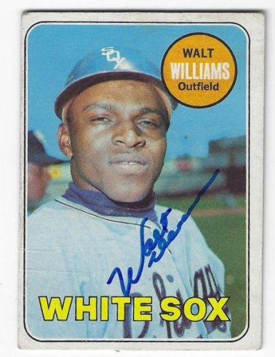Walt Williams Autographed Signed Chicago White Sox 1969 Topps Card - Autographs