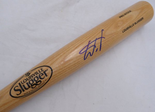 Wander Franco Autographed Signed Louisville Slugger Bat Tampa Bay Rays JSA 