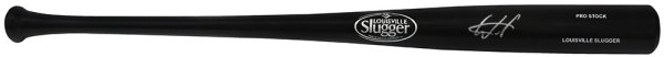 Wander Franco Autographed Signed Louisville Slugger Pro Stock Black Baseball Bat 