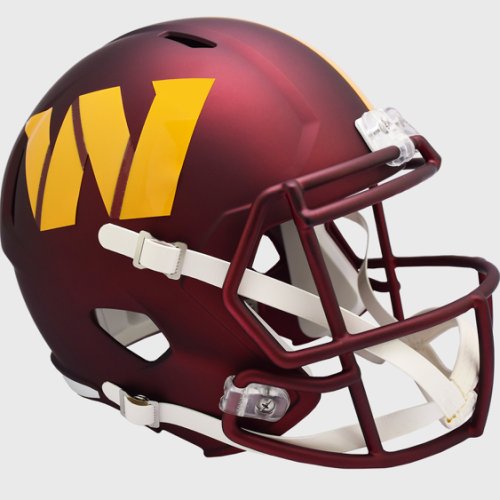 Washington Commanders Speed Replica Football Helmet Anodized Maroon 
